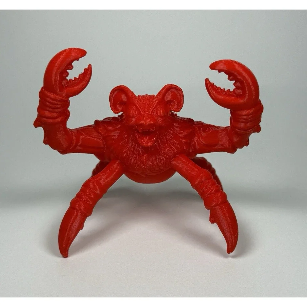 Angry Red Planet Martian Rat Bat Spider Attacking Toy Figure